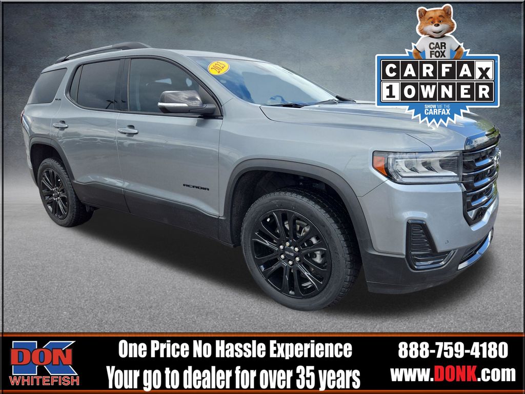 Sterling Metallic 2023 GMC Acadia SLE FWD SUV / Crossover Front-Wheel Drive 9-Speed Automatic