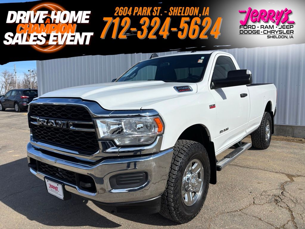 Bright White Clearcoat 2022 RAM 2500 Tradesman LB 4WD Pickup Truck Four-Wheel Drive 8-Speed Automatic