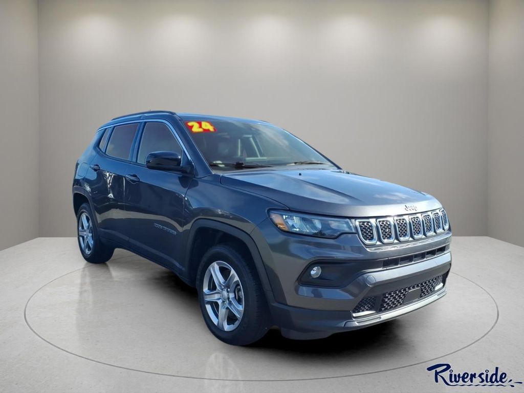 Granite Crytal Metallic 2024 Jeep Compass SUV / Crossover Four-Wheel Drive 8-Speed Automatic