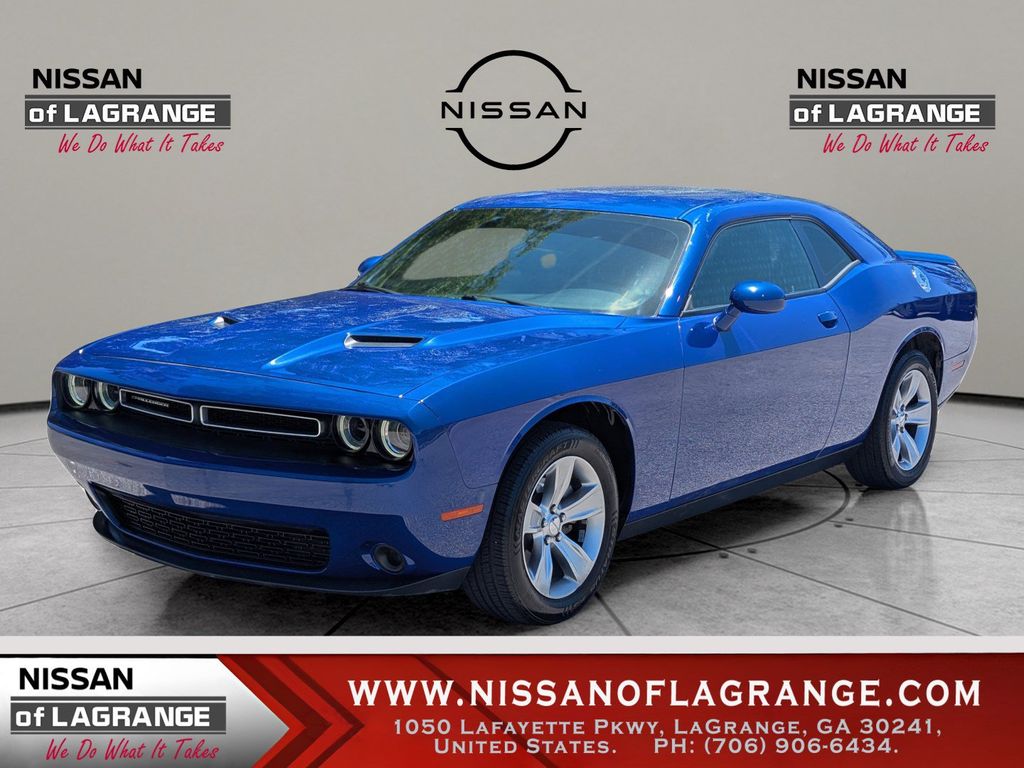 Indigo Blue 2022 Dodge Challenger Coupe Rear-Wheel Drive 8-Speed Automatic