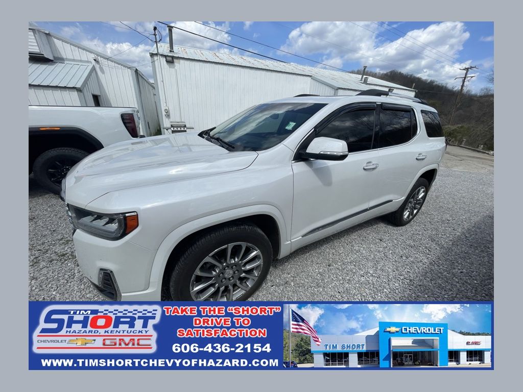 White Frost Tricoat 2023 GMC Acadia Denali AWD SUV / Crossover Four-Wheel Drive 9-Speed Automatic