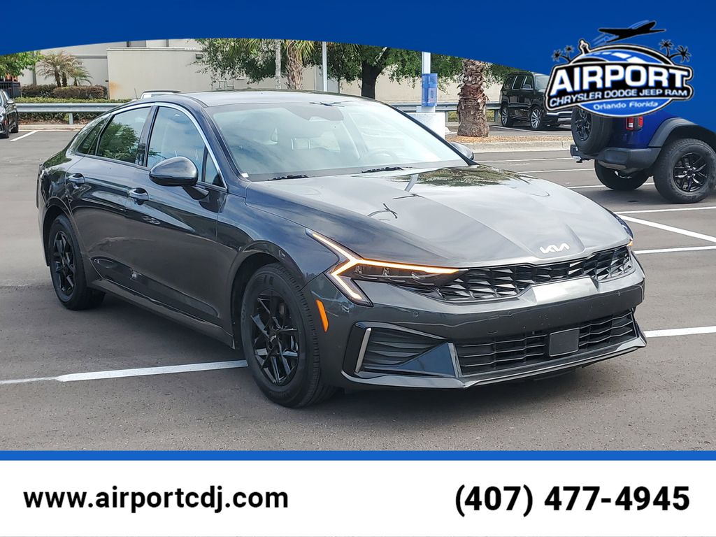 Interstellar Gray 2025 Kia K5 LXS FWD Sedan Front-Wheel Drive 8-Speed Automatic