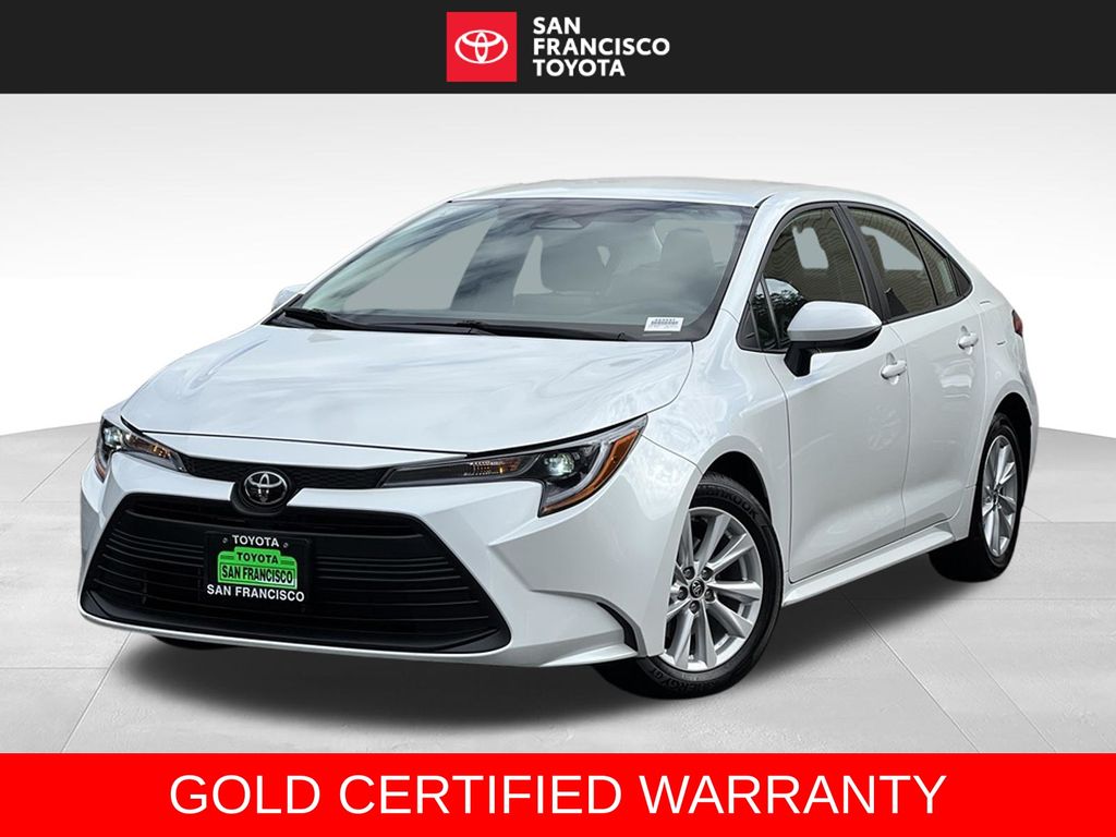 White (Wind Chill Pearl) 2026 Toyota Corolla Sedan Front-Wheel Drive Continuously Variable Transmission