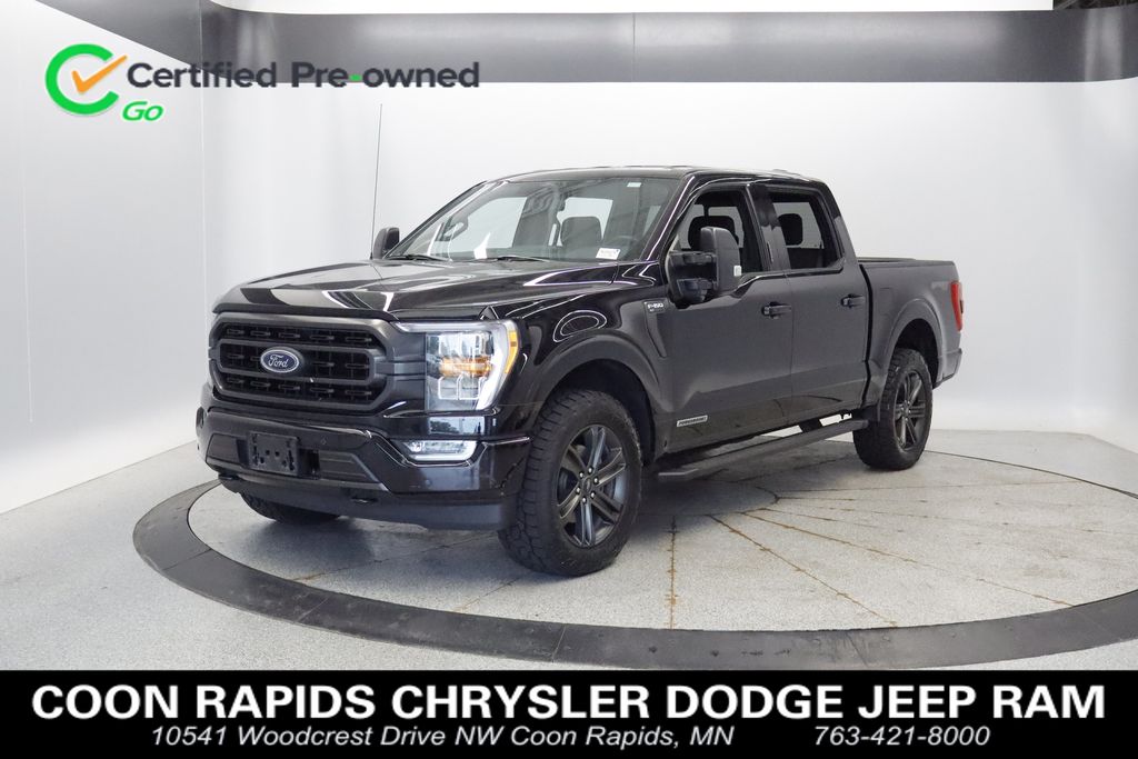 Black Metallic 2021 Ford F-150 Pickup Truck Four-Wheel Drive Automatic