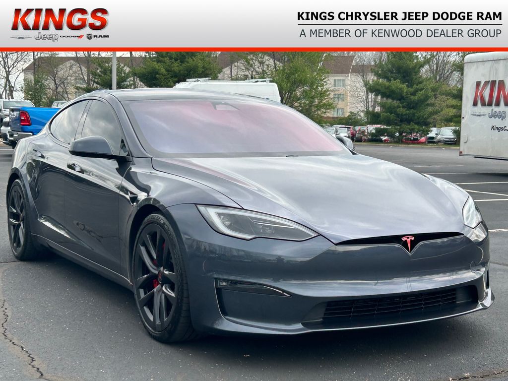 Stealth Gray 2023 Tesla Model S Plaid AWD Sedan All-Wheel Drive 1-Speed Automatic