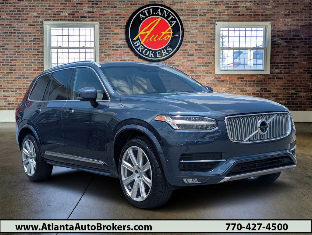 Denim Blue Metallic 2019 Volvo XC90 T6 Inscription AWD SUV / Crossover All-Wheel Drive Automatic