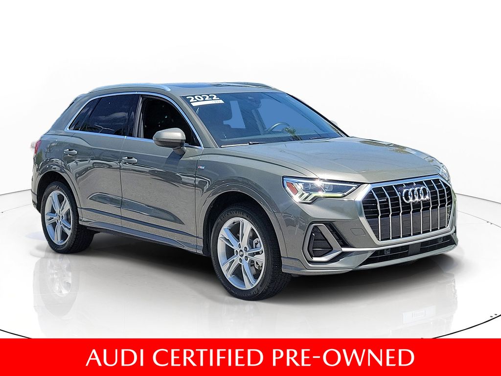 Chronos Gray Metallic 2022 Audi Q3 SUV / Crossover All-Wheel Drive 8-Speed Automatic