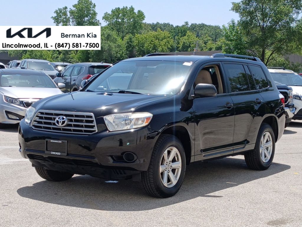 Black 2010 Toyota Highlander SUV / Crossover Front-Wheel Drive 5-Speed Automatic Overdrive