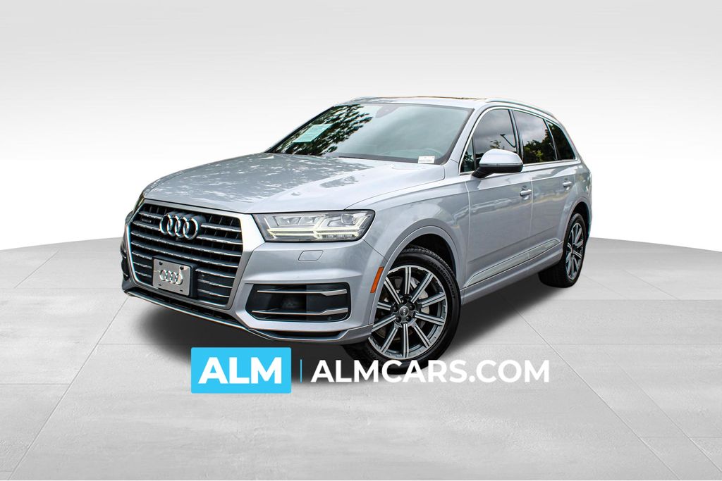Silver Metallic 2017 Audi Q7 SUV / Crossover All-Wheel Drive 8-Speed Automatic