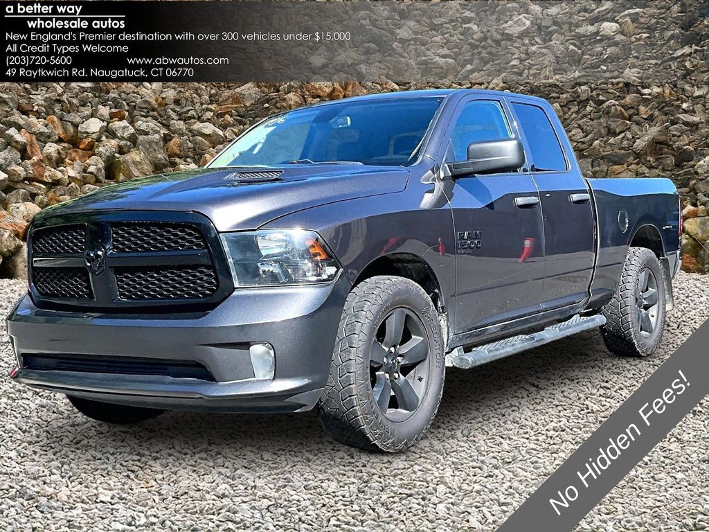 Gray (Granite Crystal Metallic Clearcoat) 2021 RAM 1500 Pickup Truck Four-Wheel Drive 8-Speed Automatic