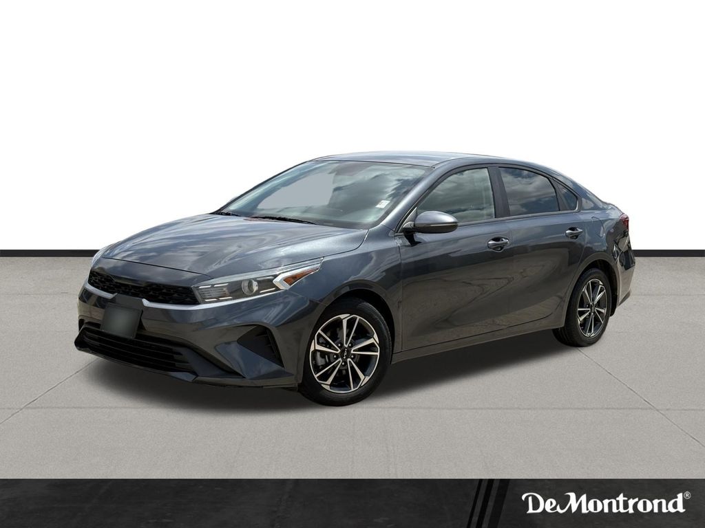 Gravity Gray 2024 Kia Forte Sedan Front-Wheel Drive Continuously Variable Transmission