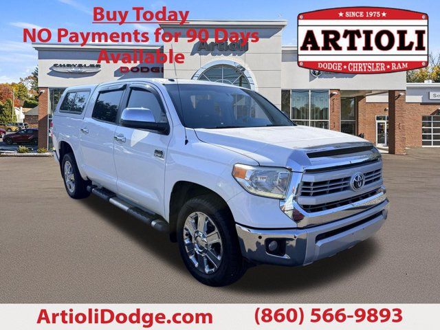 Super White 2014 Toyota Tundra Pickup Truck Four-Wheel Drive 6-Speed Automatic Overdrive