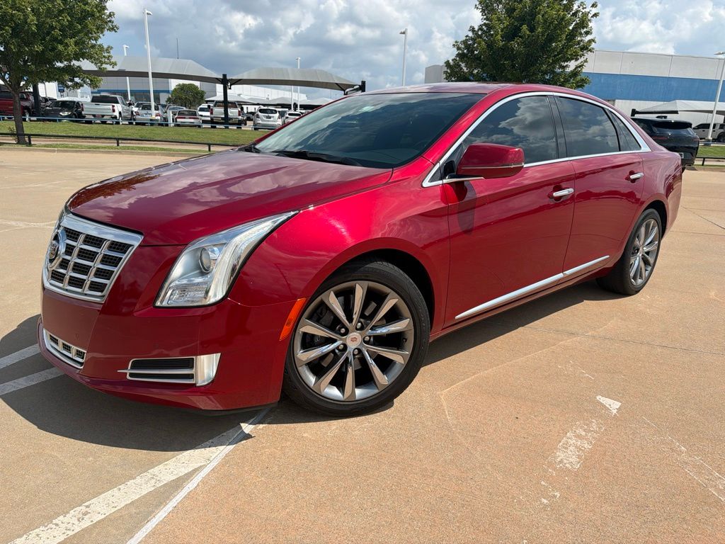 Red 2013 Cadillac XTS Sedan Front-Wheel Drive 6-Speed Automatic
