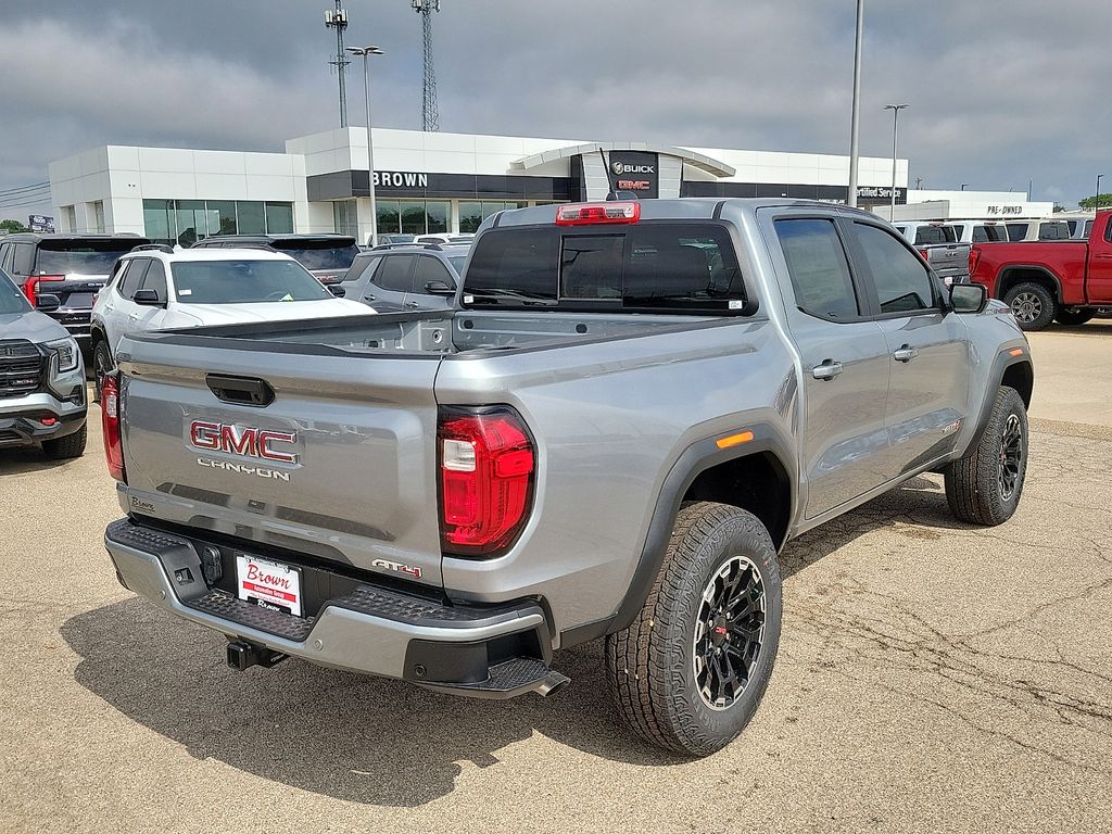 2026 GMC Canyon AT4 Silver at Brown Buick GMC