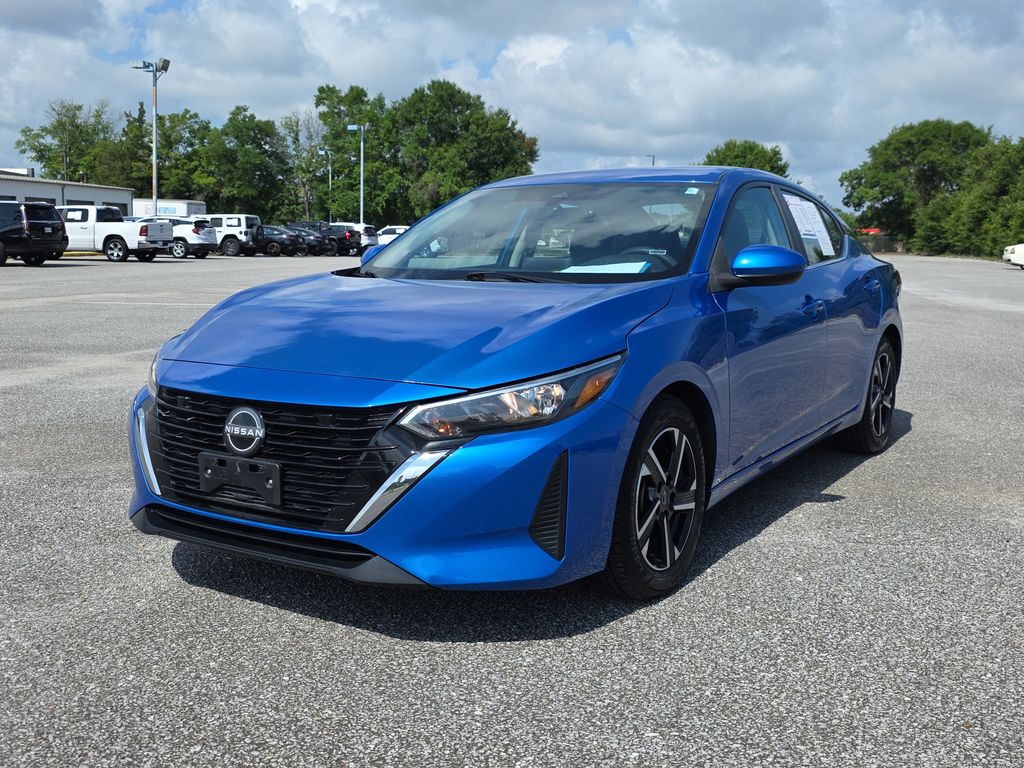 Electric Blue Metallic 2024 Nissan Sentra Sedan Front-Wheel Drive Continuously Variable Transmission