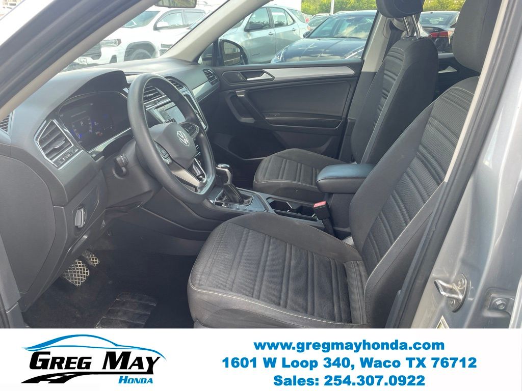 2022 Volkswagen Tiguan 2.0T S Silver at Greg May Honda