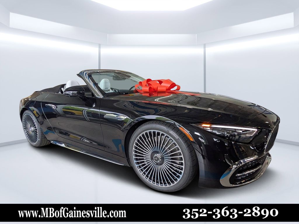 Black 2026 Mercedes-Benz SL-Class Mercedes-Maybach SL 680 Monogram Series 4MATIC Convertible All-Wheel Drive 9-Speed Automatic
