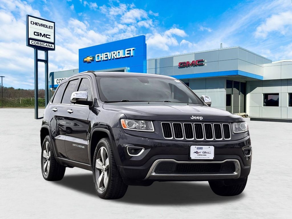 Gray (Maximum Steel Metallic Clearcoat) 2015 Jeep Grand Cherokee Limited SUV / Crossover 4X2 8-Speed Automatic