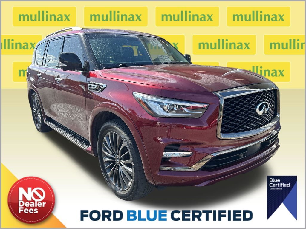 Coulis Red 2021 INFINITI QX80 Premium Select RWD SUV / Crossover Rear-Wheel Drive 7-Speed Automatic