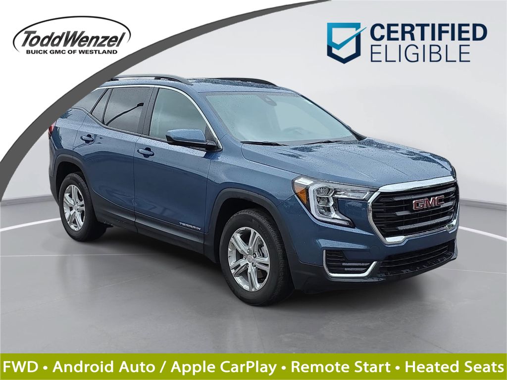 Downpour Metallic 2024 GMC Terrain SUV / Crossover Front-Wheel Drive 9-Speed Automatic