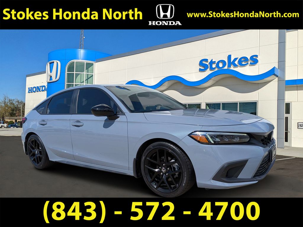 2024 Honda Civic Sport Gray at Stokes Honda North