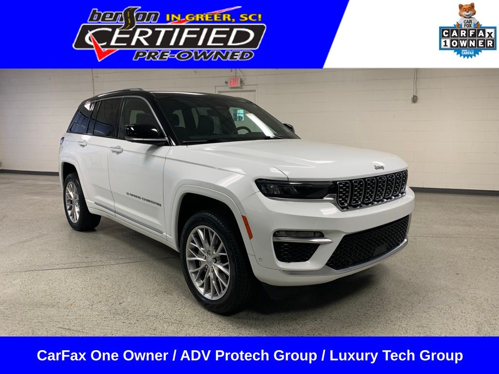 Bright White Clearcoat 2024 Jeep Grand Cherokee SUV / Crossover Four-Wheel Drive 8-Speed Automatic