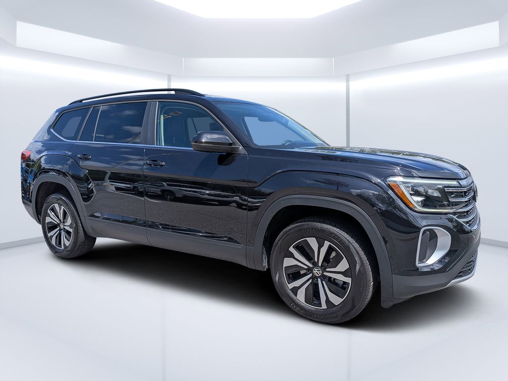 Deep Black Pearl 2024 Volkswagen Atlas SE FWD SUV / Crossover Front-Wheel Drive 8-Speed Automatic