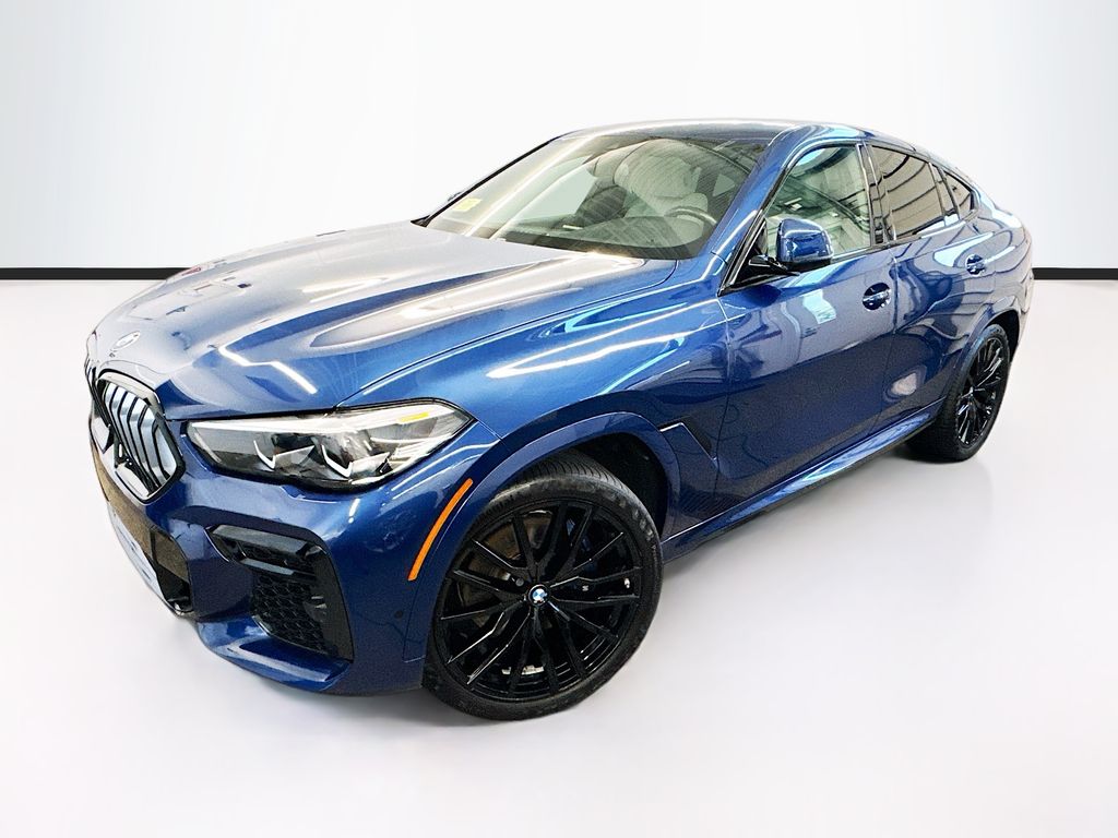 Phytonic Blue Metallic 2023 BMW X6 SUV / Crossover All-Wheel Drive 8-Speed Automatic