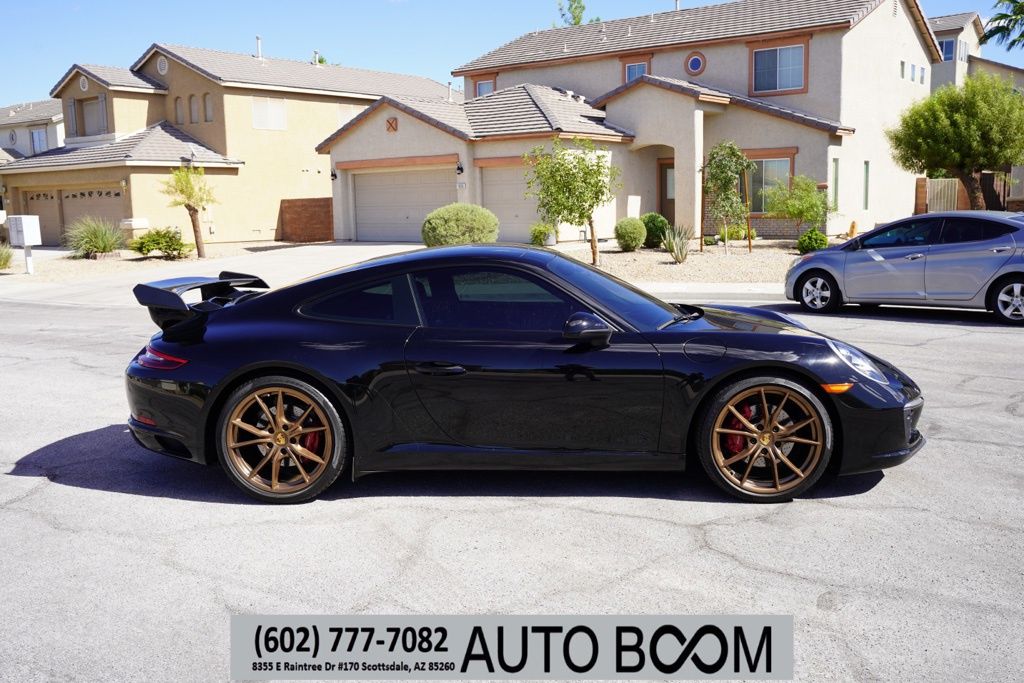 Black 2018 Porsche 911 Carrera Coupe RWD Coupe Rear-Wheel Drive 7-Speed Automatic