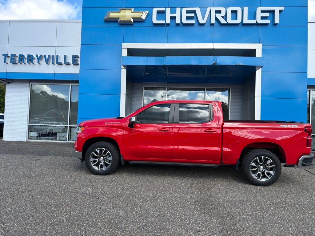 Red Hot 2024 Chevrolet Silverado 1500 Pickup Truck Four-Wheel Drive 8-Speed Automatic
