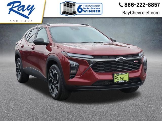 Red (Crimson) 2025 Chevrolet Trax RS with 2RS FWD SUV / Crossover Front-Wheel Drive 6-Speed Automatic