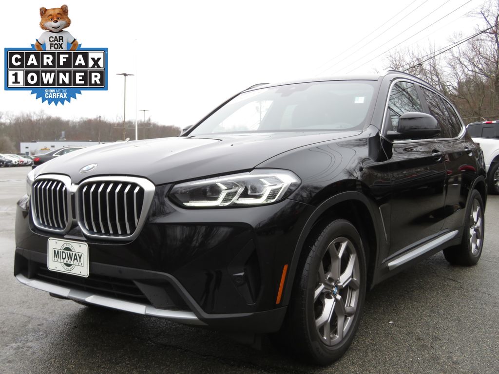 Jet Black 2023 BMW X3 xDrive30i AWD SUV / Crossover All-Wheel Drive 8-Speed Automatic