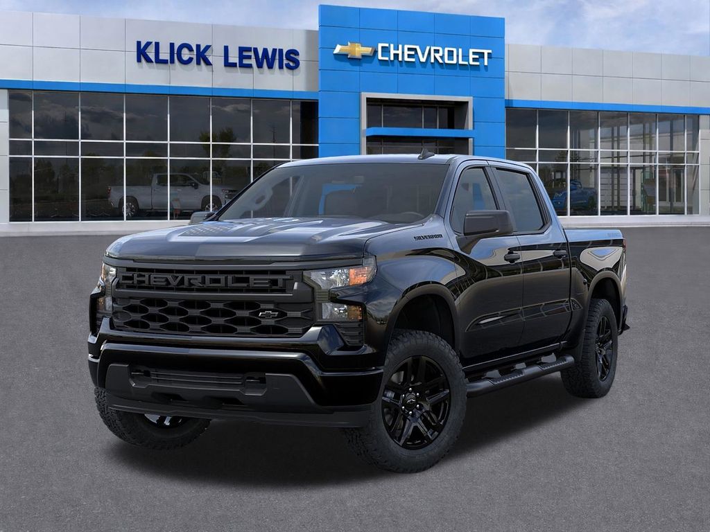 2026 Chevrolet Silverado 1500 Custom Black at South Hills Kia