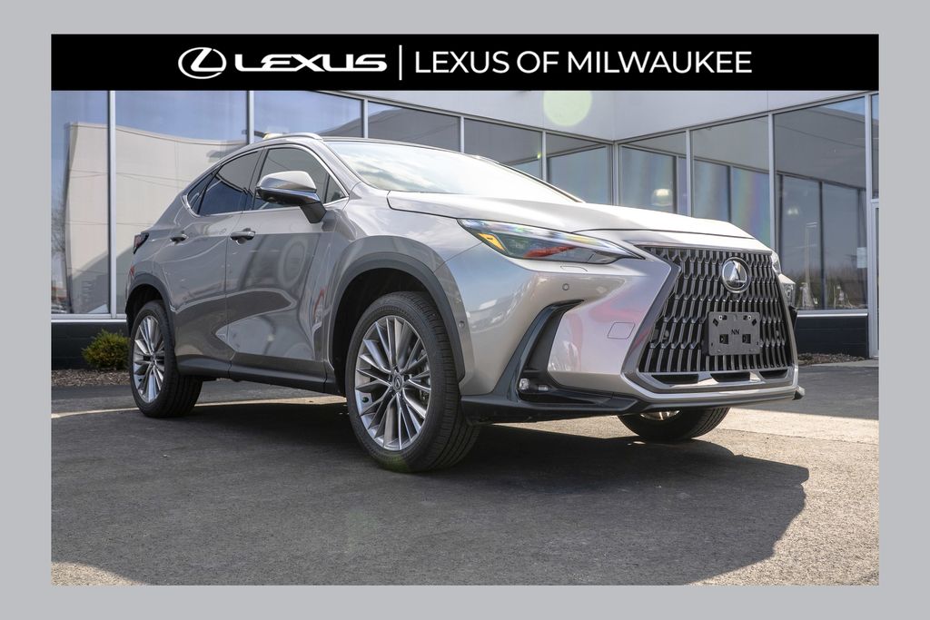 Atomic Silver 2025 Lexus NX Hybrid 350h Luxury AWD SUV / Crossover All-Wheel Drive Continuously Variable Transmission