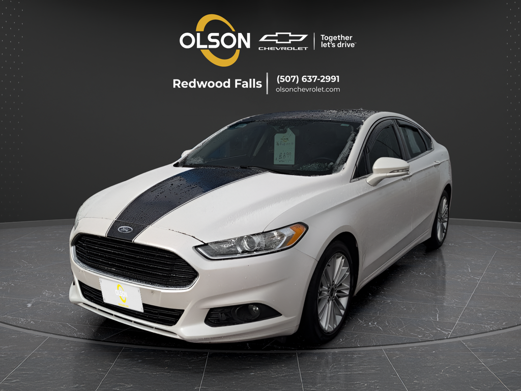 Oxford White 2016 Ford Fusion SE AWD Sedan All-Wheel Drive 6-Speed Automatic
