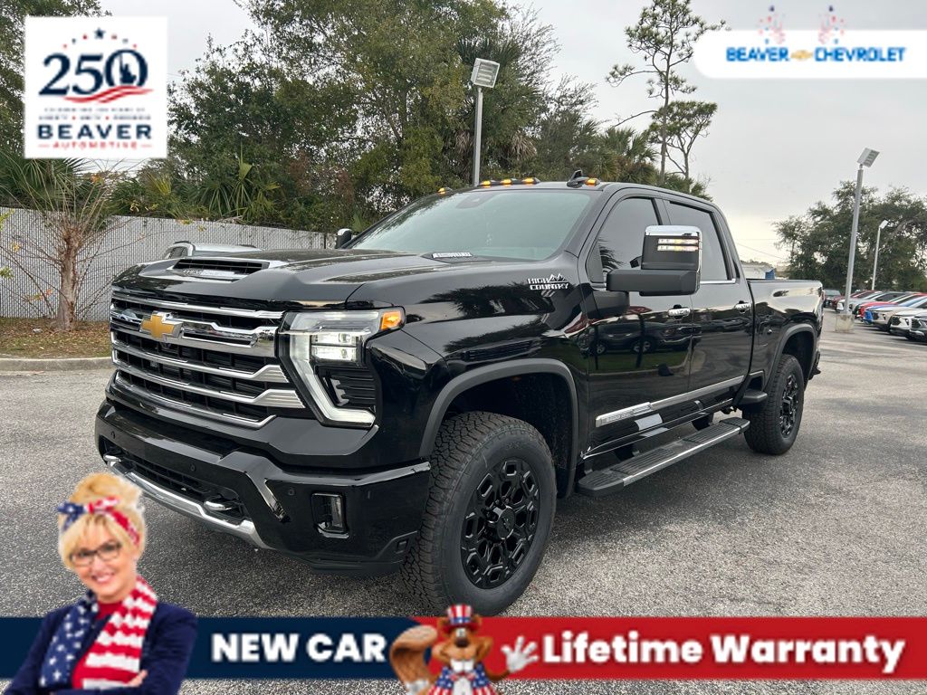 Black 2026 Chevrolet Silverado 3500HD Pickup Truck Four-Wheel Drive Automatic