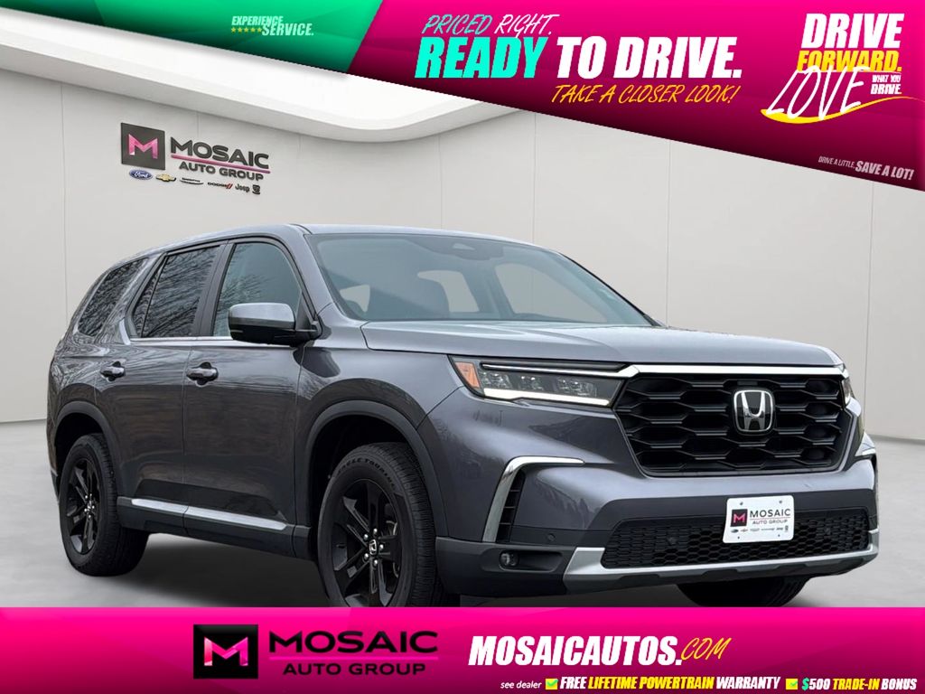 Gray 2025 Honda Pilot EX-L AWD SUV / Crossover All-Wheel Drive Automatic