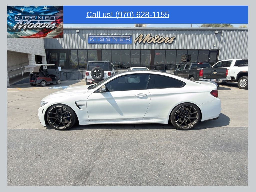 Alpine White 2020 BMW M4 Coupe Rear-Wheel Drive 7-Speed Automatic