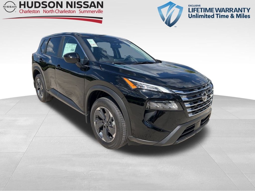 2025 Super Black Nissan Rogue SV FWD SUV