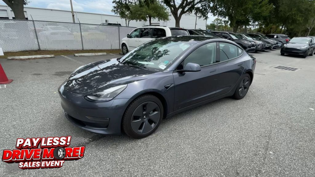 Used 2022 Tesla Model 3 Long Range with VIN 5YJ3E1EB5NF197688 for sale in Jacksonville, FL