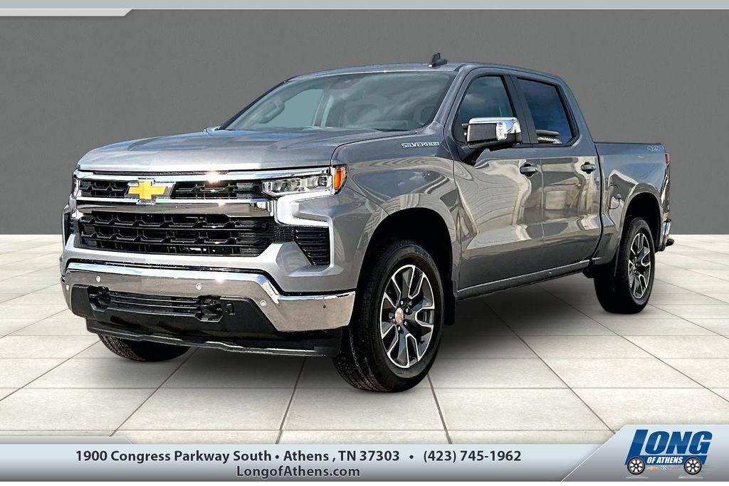 Sterling Gray Metallic 2026 Chevrolet Silverado 1500 Pickup Truck Four-Wheel Drive Automatic