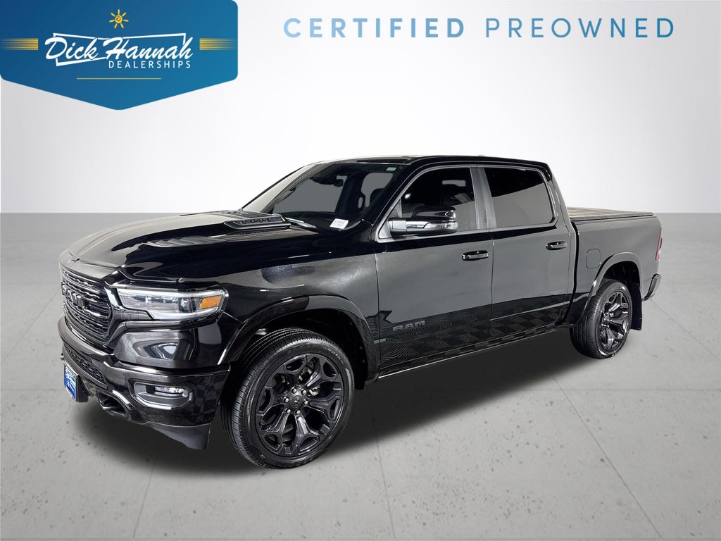 Diamond Black Crystal Pearlcoat 2023 RAM 1500 Pickup Truck Four-Wheel Drive 8-Speed Automatic