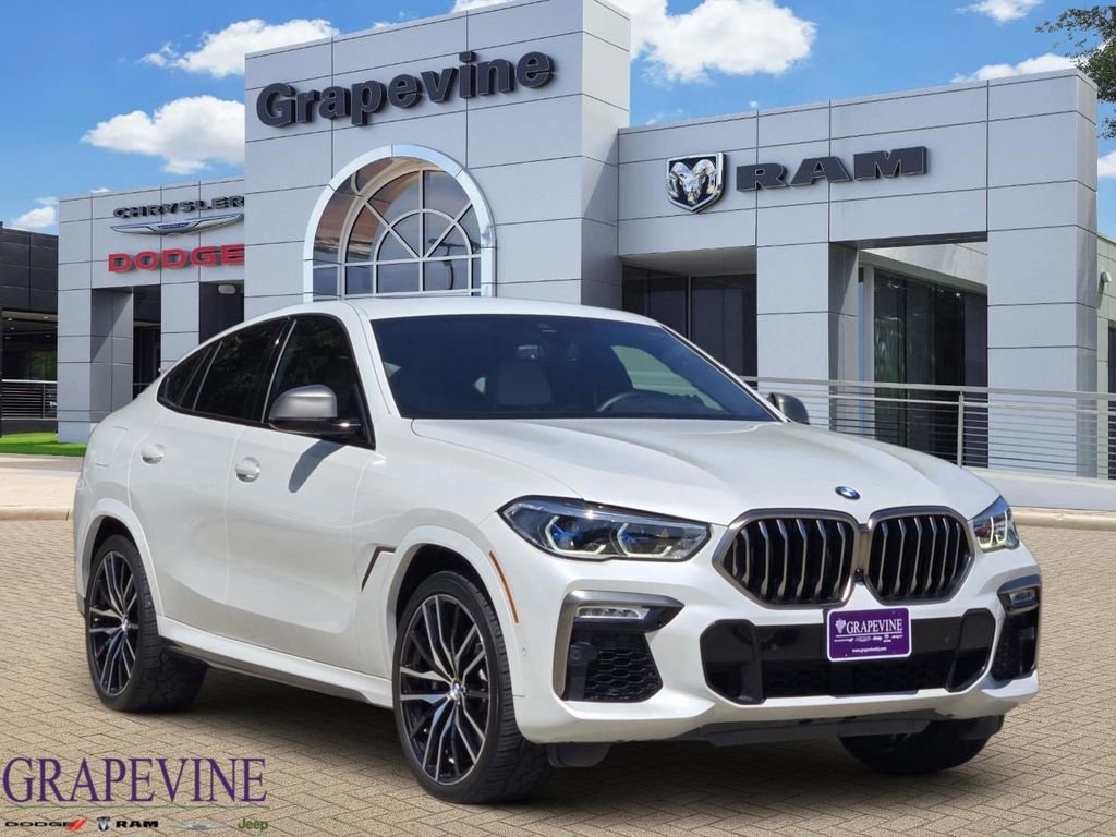 Mineral White Metallic 2021 BMW X6 SUV / Crossover All-Wheel Drive 8-Speed Automatic