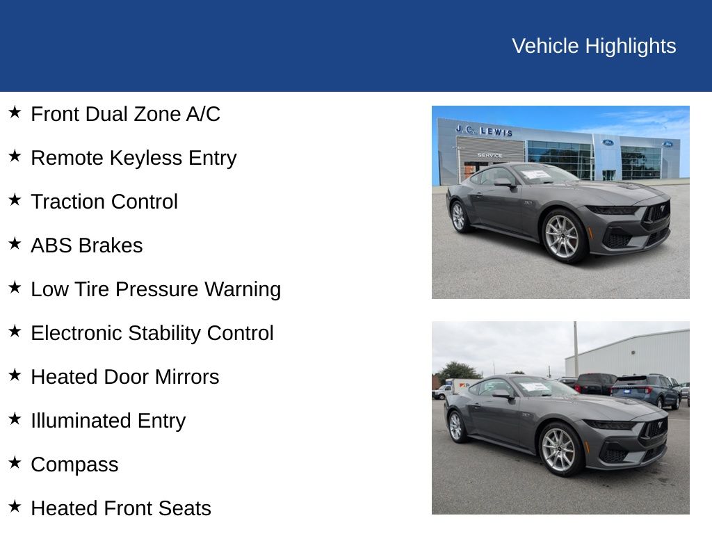 2025 Ford Mustang GT Premium Fastback
