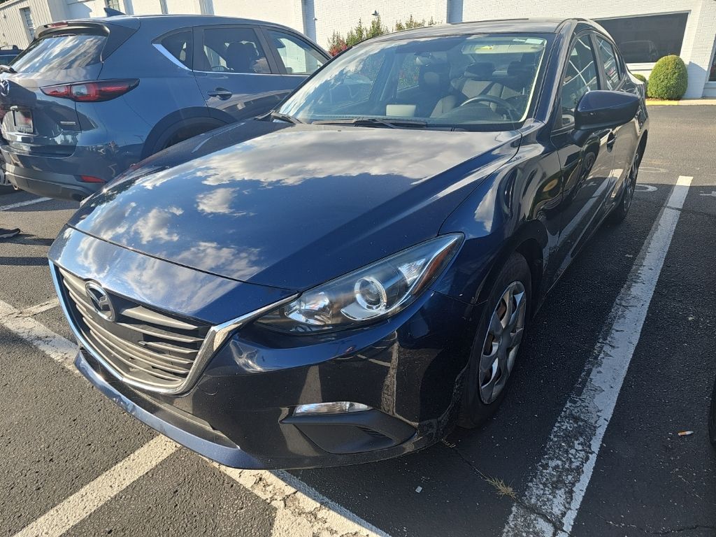 Deep Crystal Blue Mica 2015 Mazda MAZDA3 Sedan Front-Wheel Drive 6-Speed Automatic