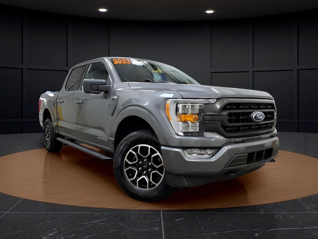Gray Metallic 2023 Ford F-150 Pickup Truck Four-Wheel Drive Automatic