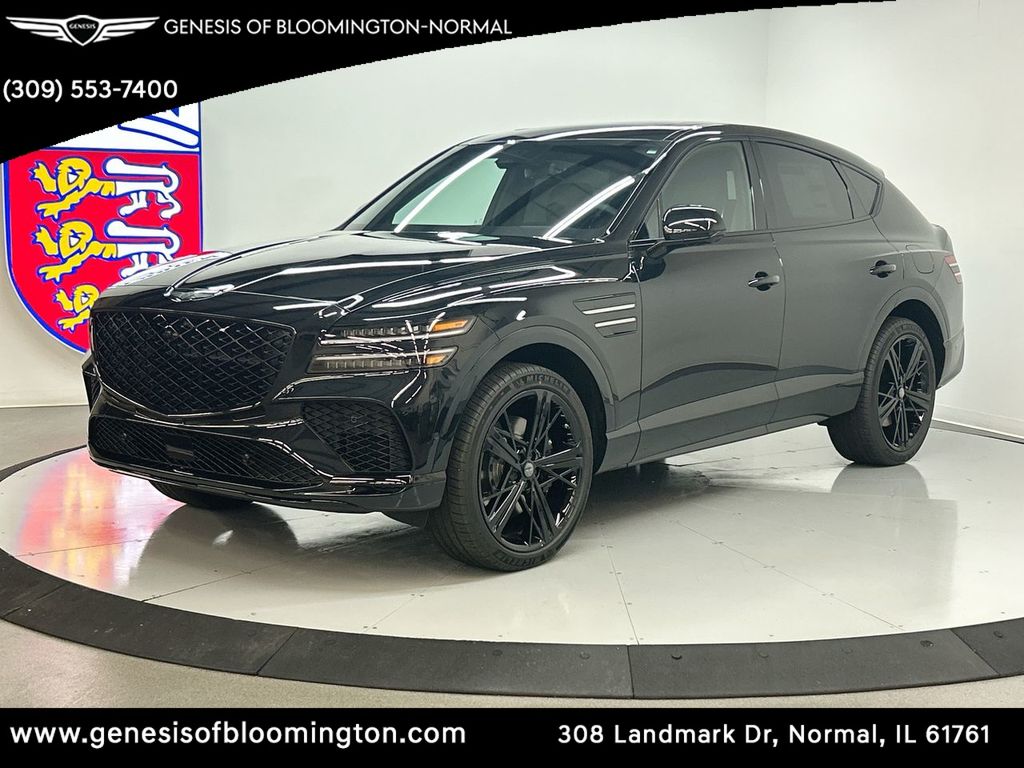 Black 2026 Genesis GV80 Coupe 3.5T E-SC Prestige Black AWD Coupe All-Wheel Drive 8-Speed Automatic