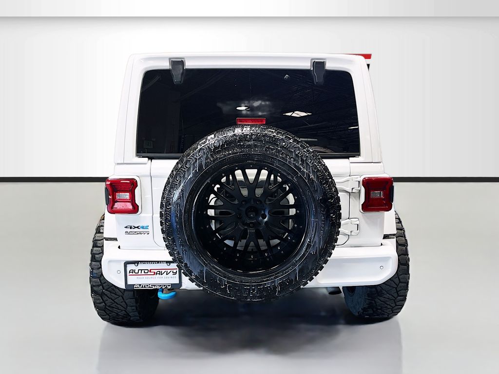Used 2021 Bright White Clearcoat Jeep Unlimited Sahara High Altitude 4xe image 6