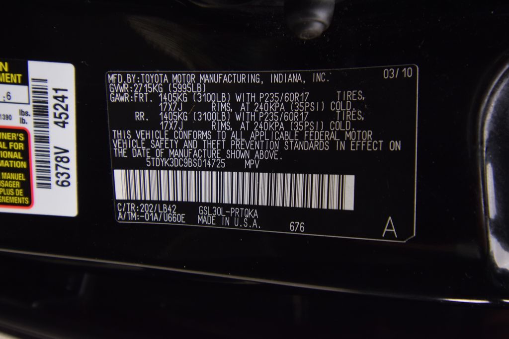 used 2011 Toyota Sienna car, priced at $10,000