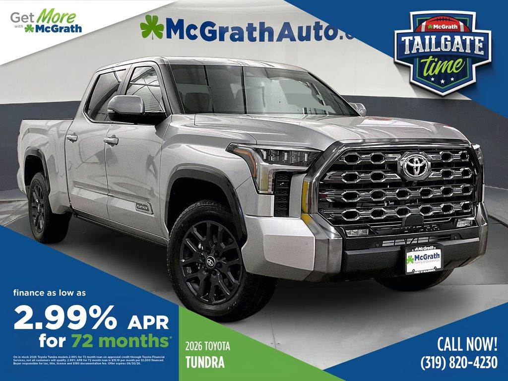 Celestial Silver Metallic 2026 Toyota Tundra Pickup Truck Four-Wheel Drive Automatic